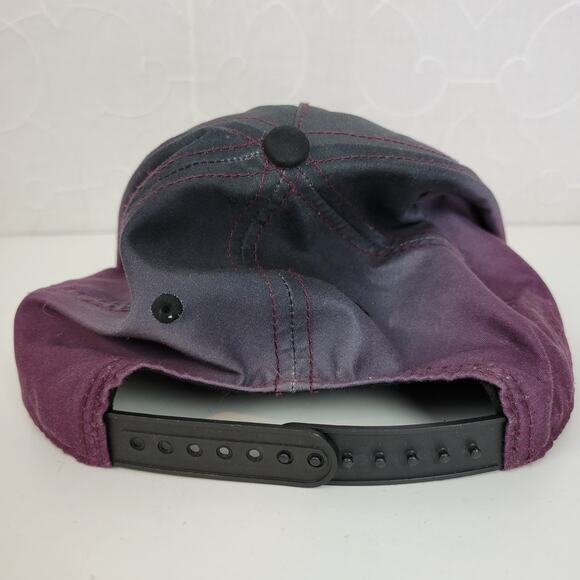 DC Comics Mens/Kids The Flash Logo Superhero Metal Baseball Snap Back Hat Purple - Picture 4 of 12